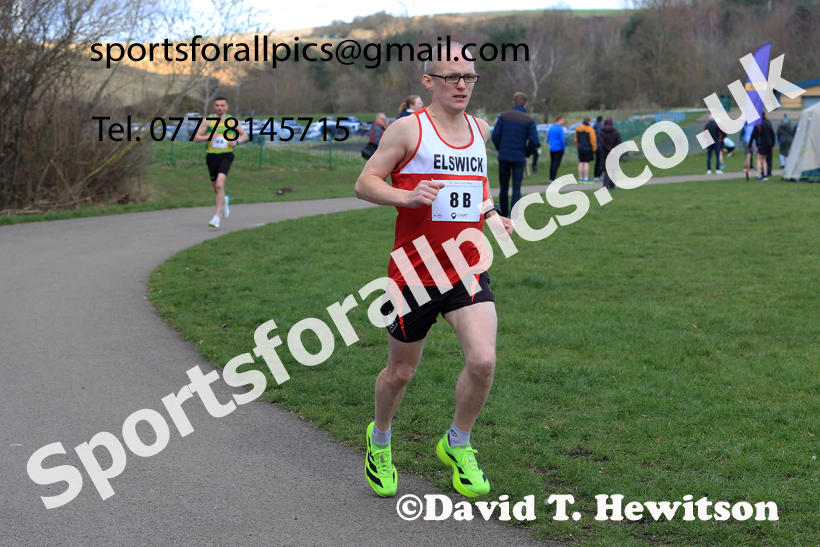 Senior Mens 2026 NECAA Royal Signals Road Relays, Hetton Lyons Country Park, Hetton le Hole. Photo: David T. Hewitson/Sports for All Pics